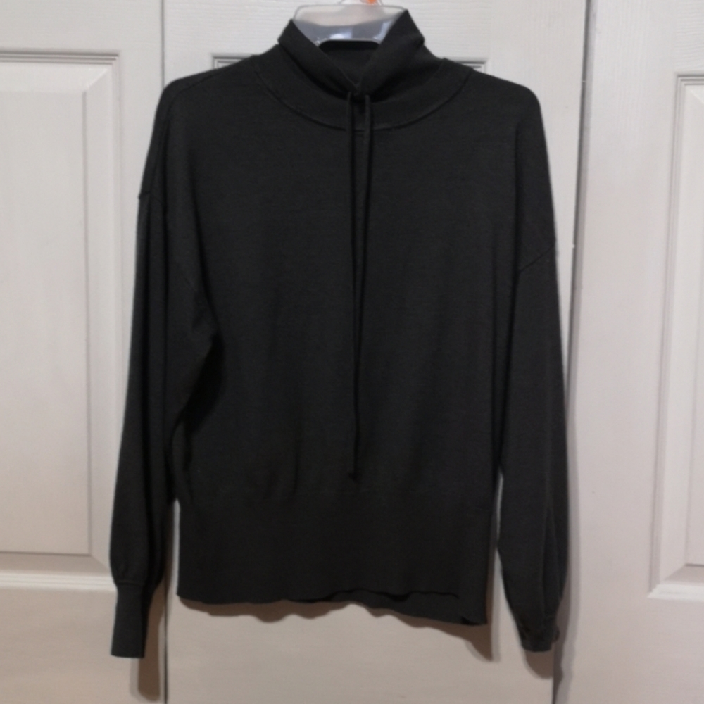 Grey turtle neck shirt